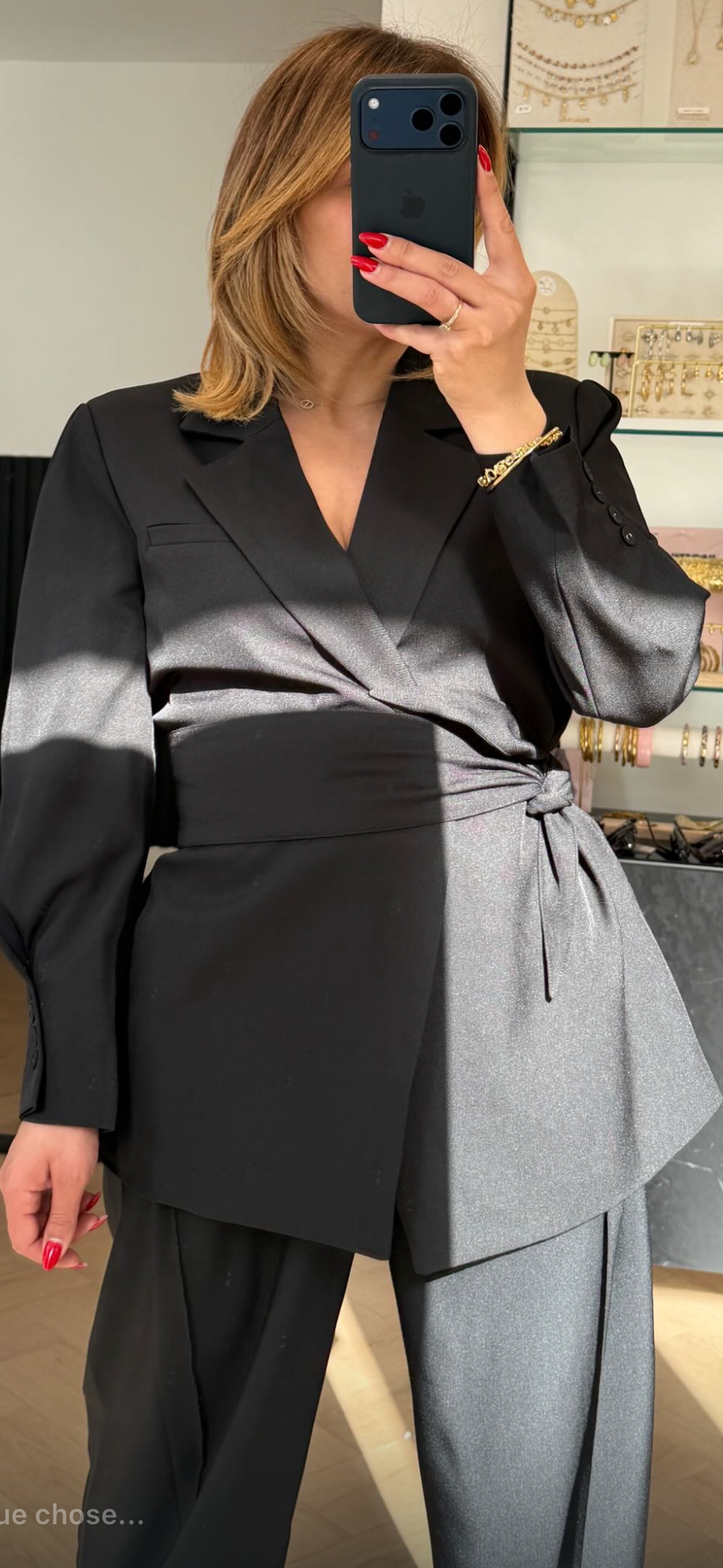 Blazer con cinturón