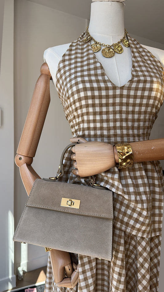 Bolso H de piel