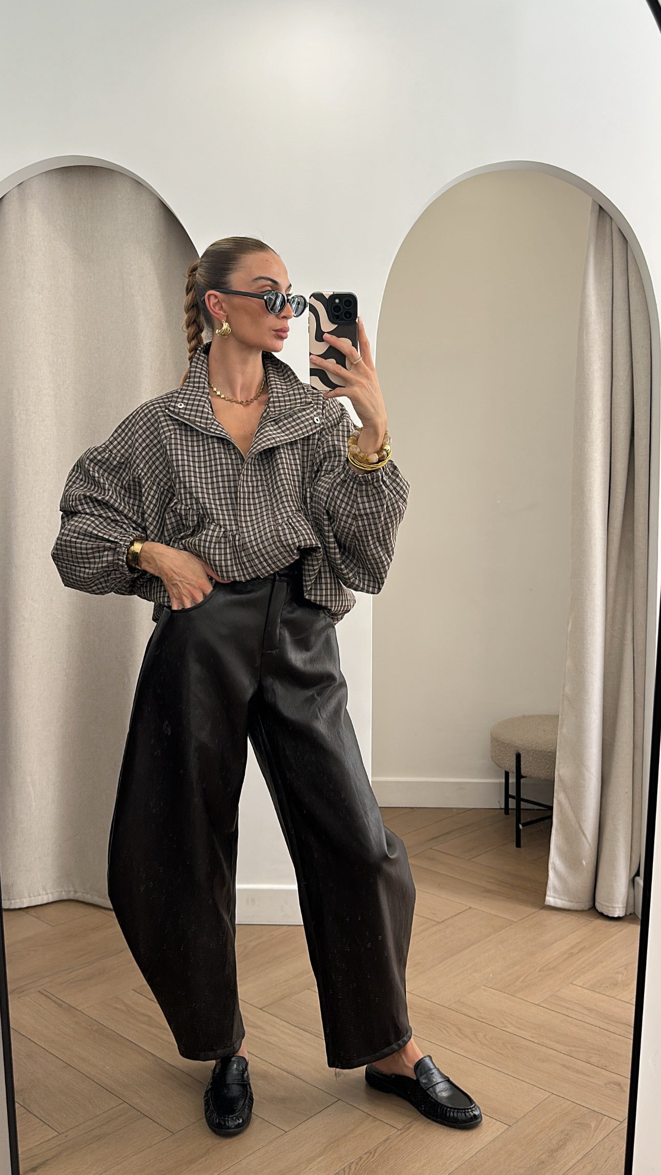 Veste carreaux