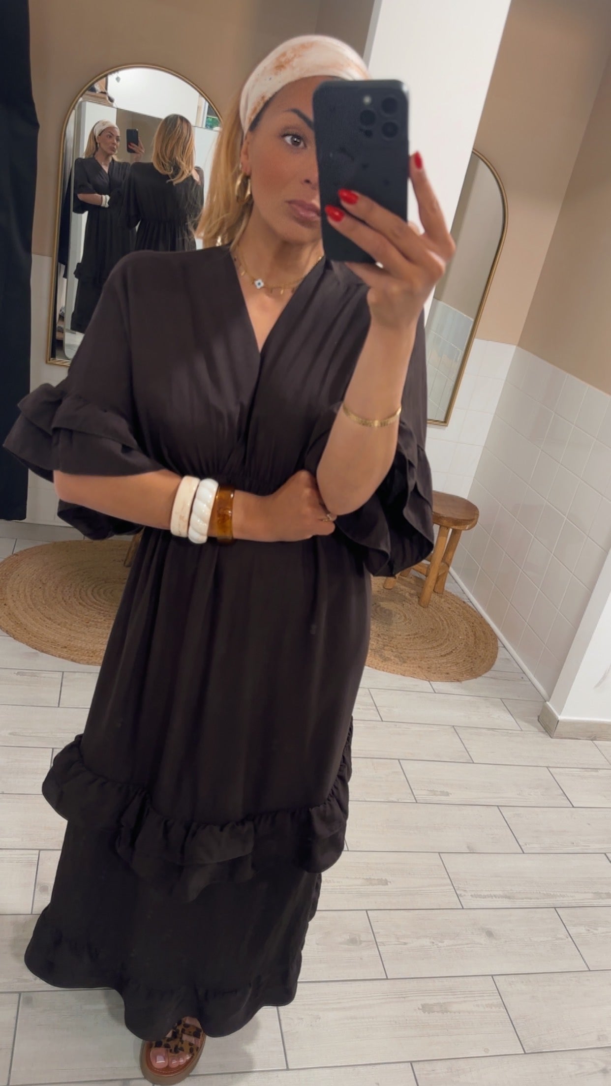 Robe Alyssa chocolat