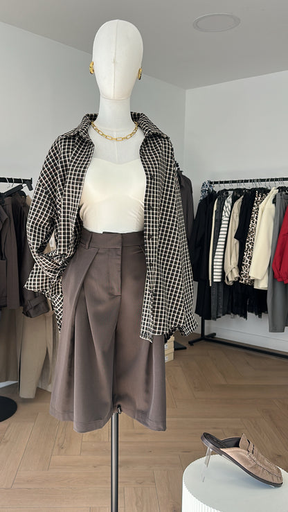 Chemise à carreaux