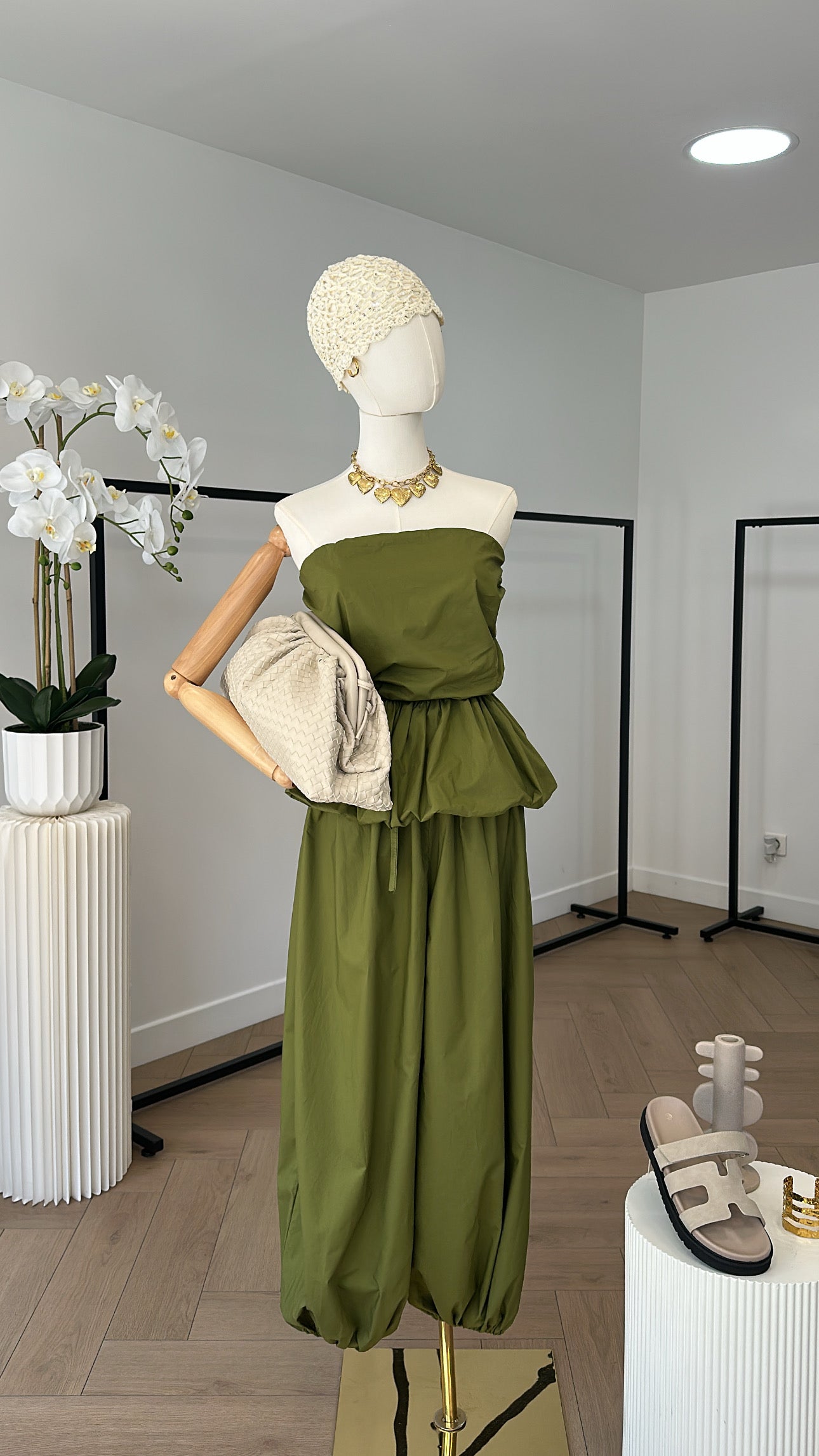 Set de blusa abullonada