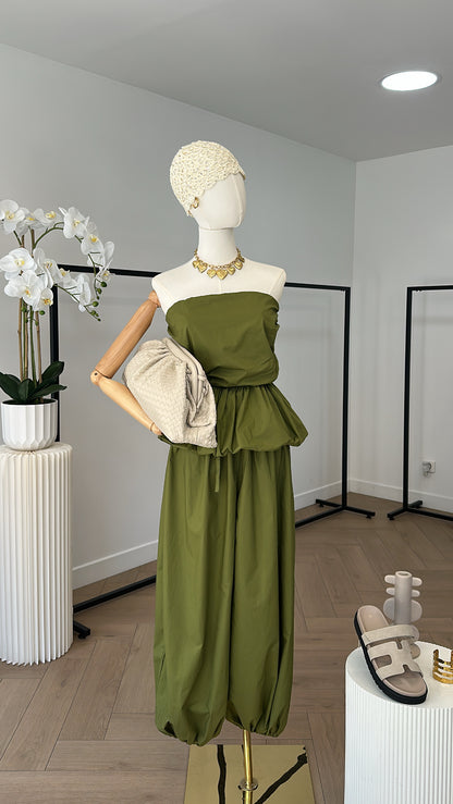 Set de blusa abullonada