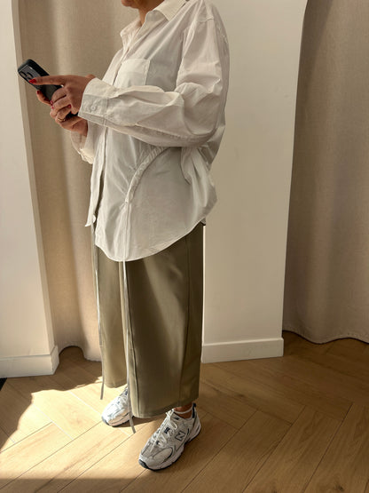 Chemise blanche structurée