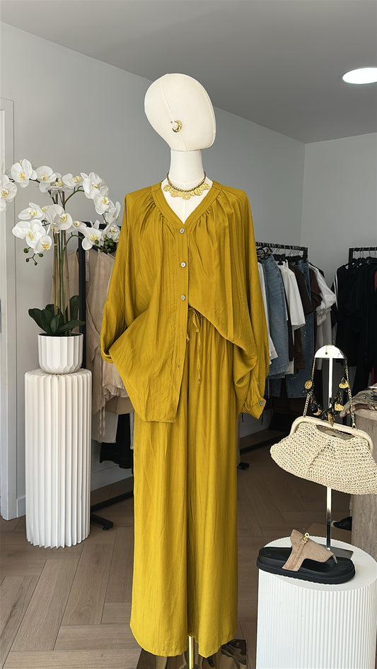 Camisa fluida oversize 💛