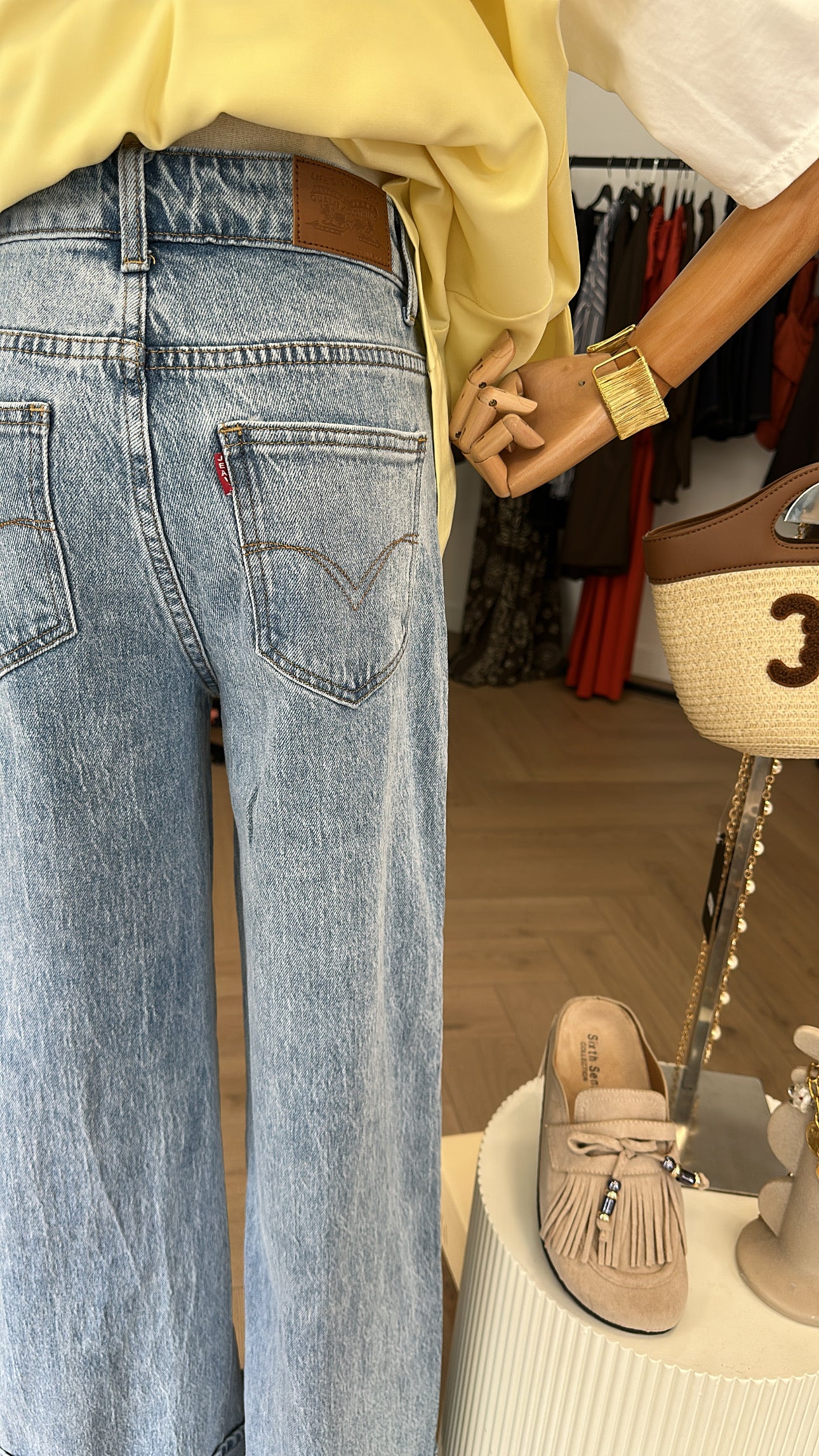 Jean Wide leg revers
