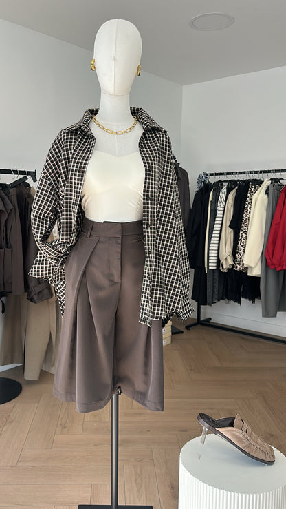 Chemise à carreaux