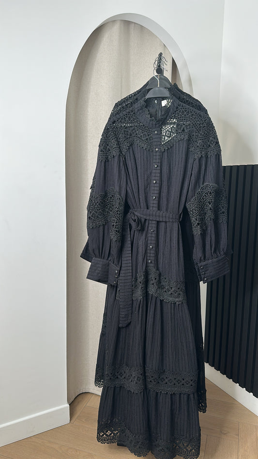 (Robe bohème noire