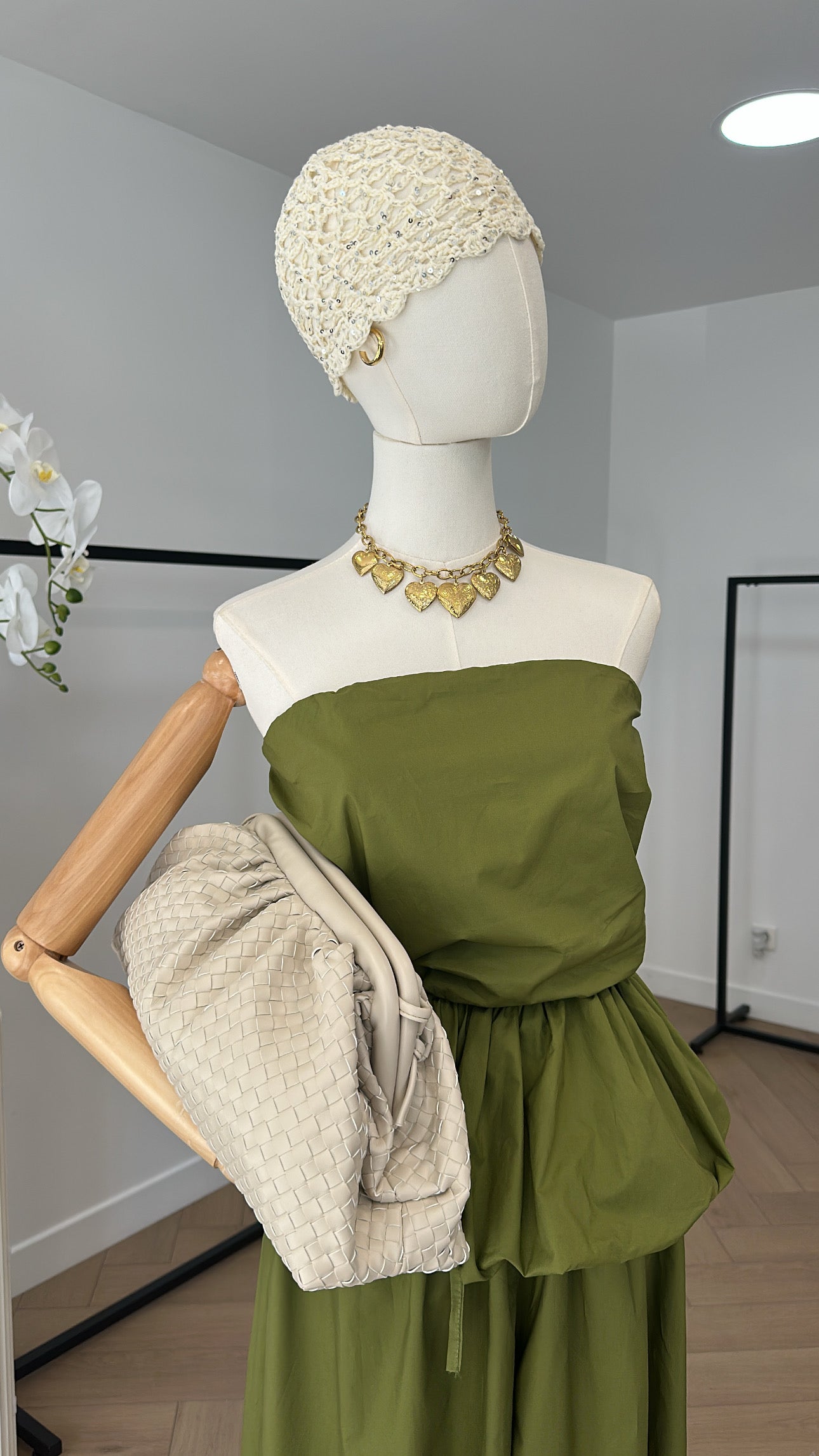 Set de blusa abullonada