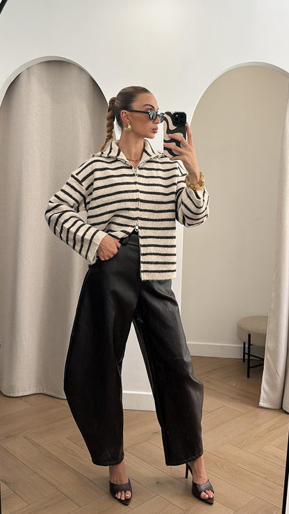 Pantalon simili cuir