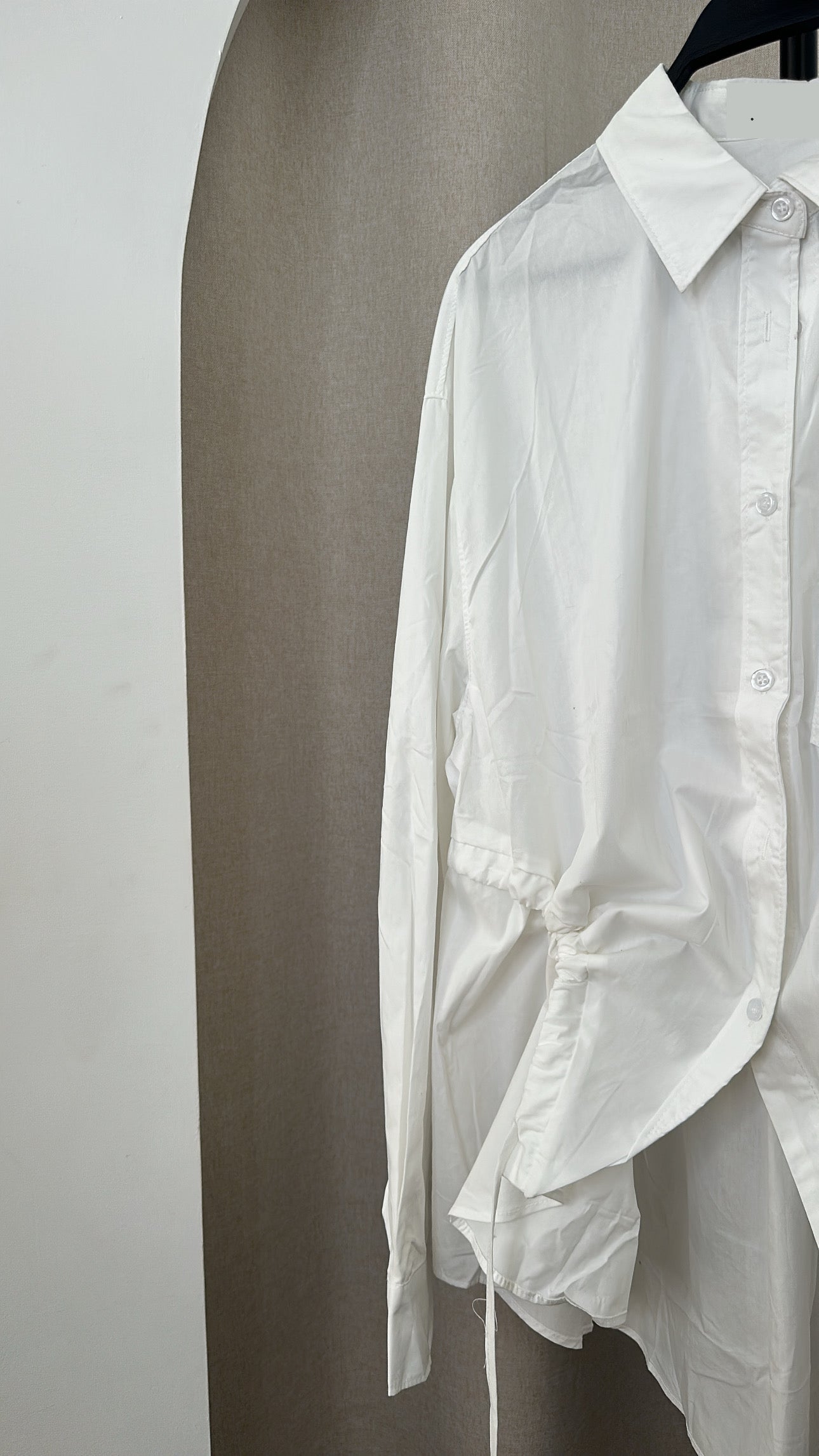 Chemise blanche structurée