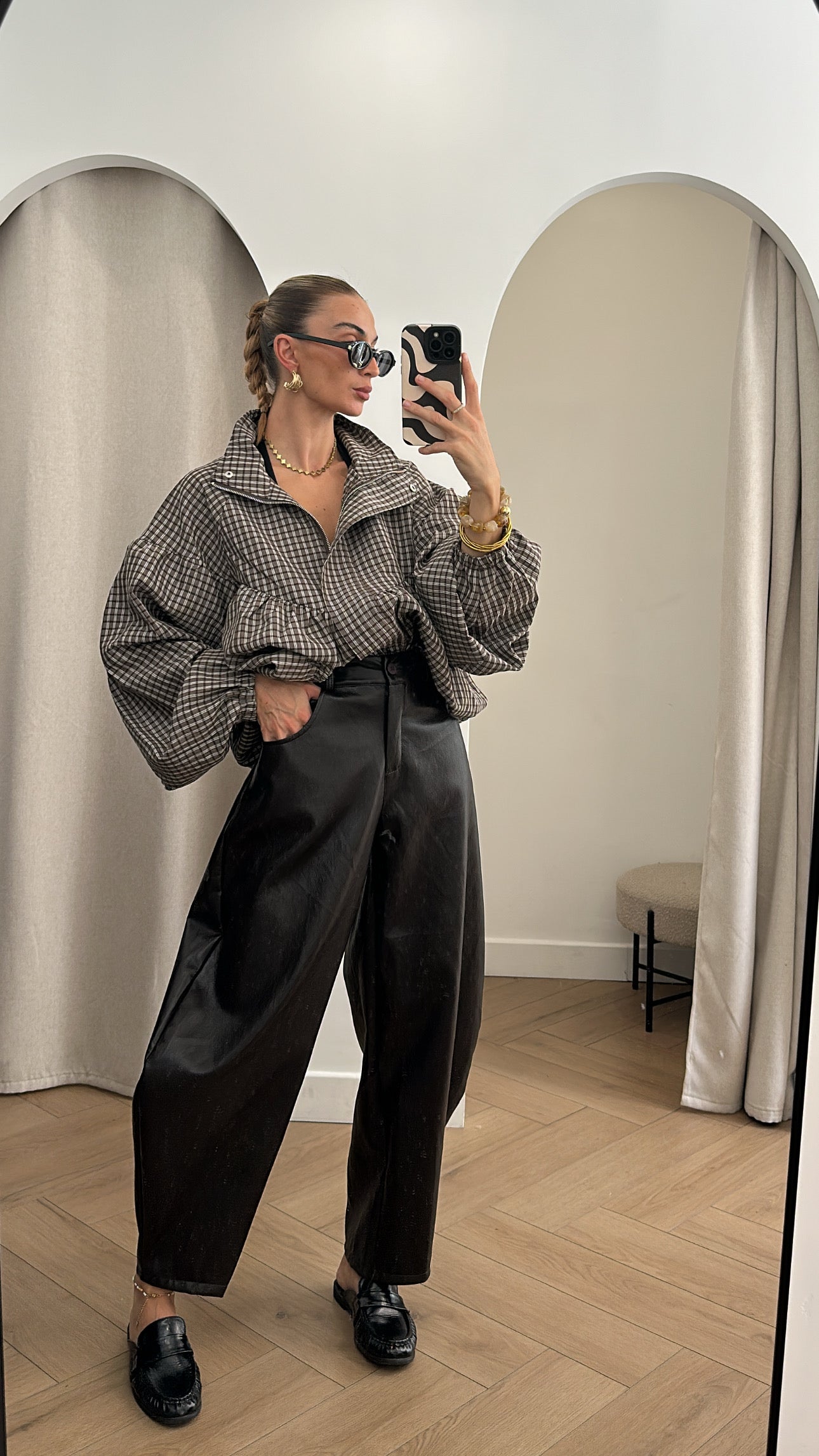 Veste carreaux