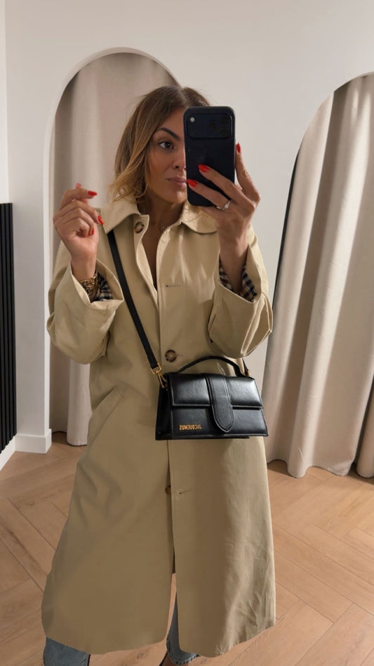 Trench doublée beige