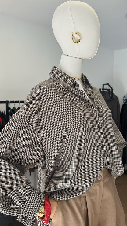 Chemise à carreaux noeud