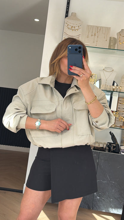 Bombers taupe