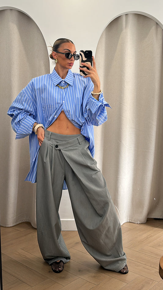 Chemise rayé oversize