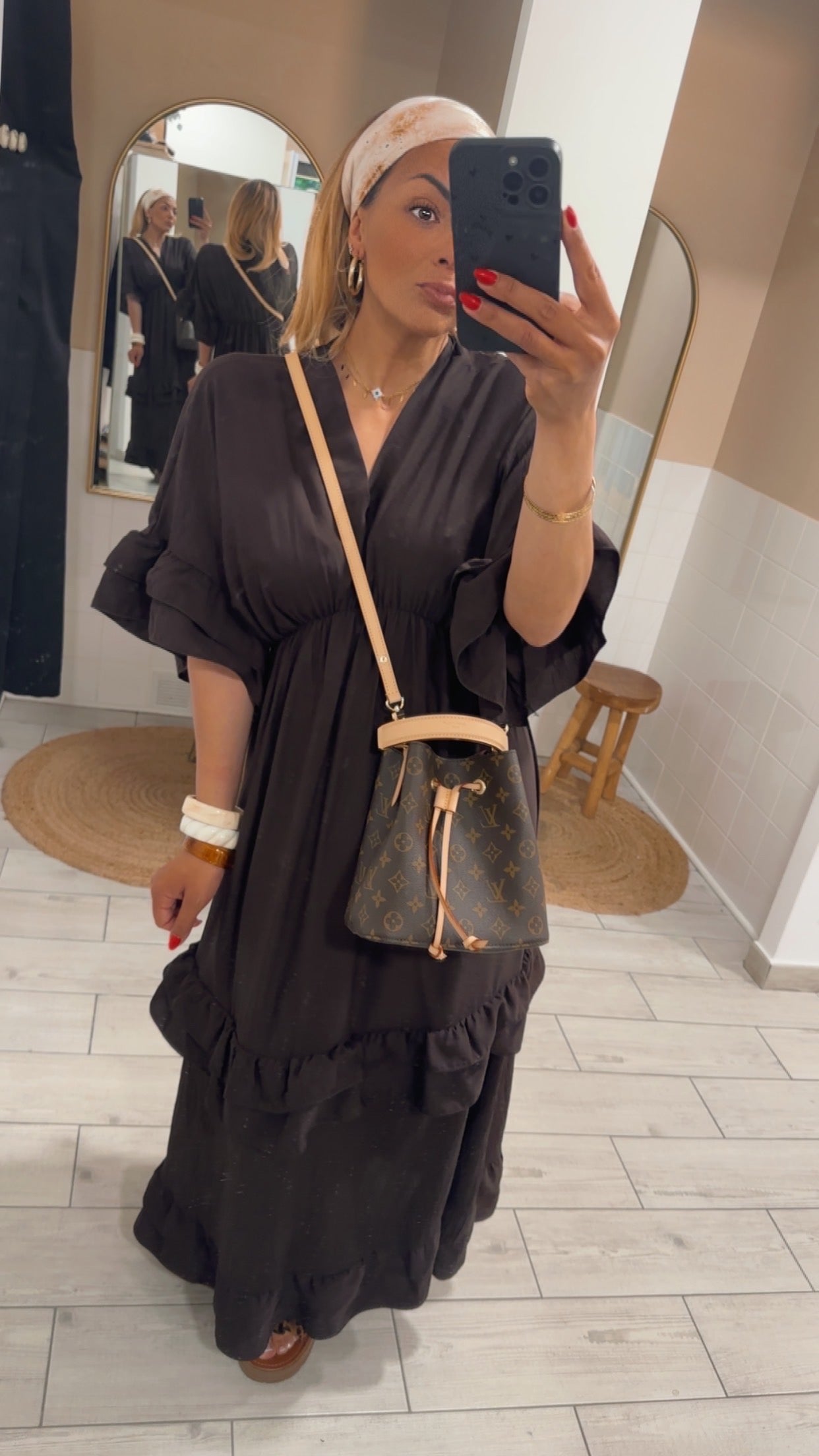 Robe Alyssa chocolat