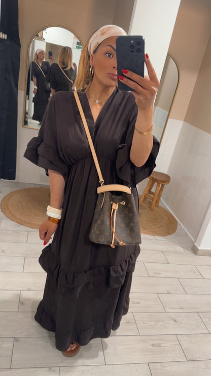 Robe Alyssa chocolat