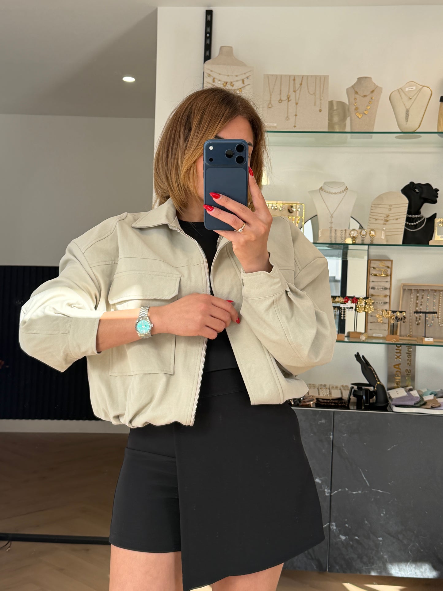 Bombers taupe