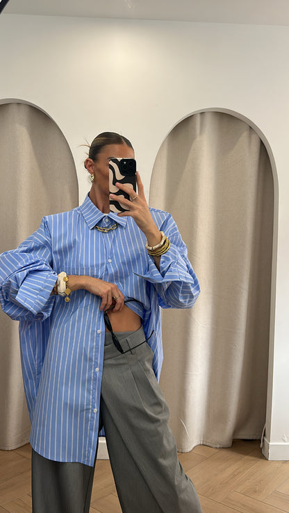 Chemise rayé oversize