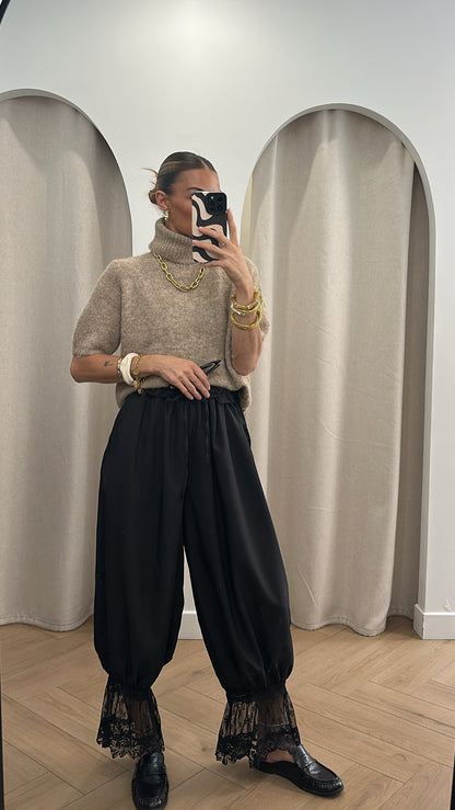 Pantalon dentelle