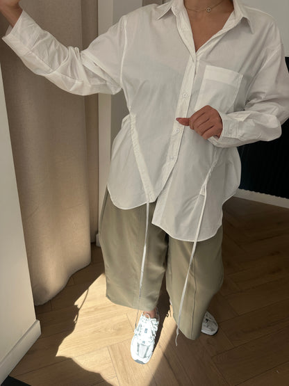 Chemise blanche structurée