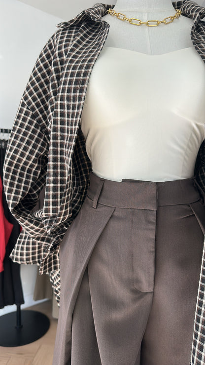 Chemise à carreaux