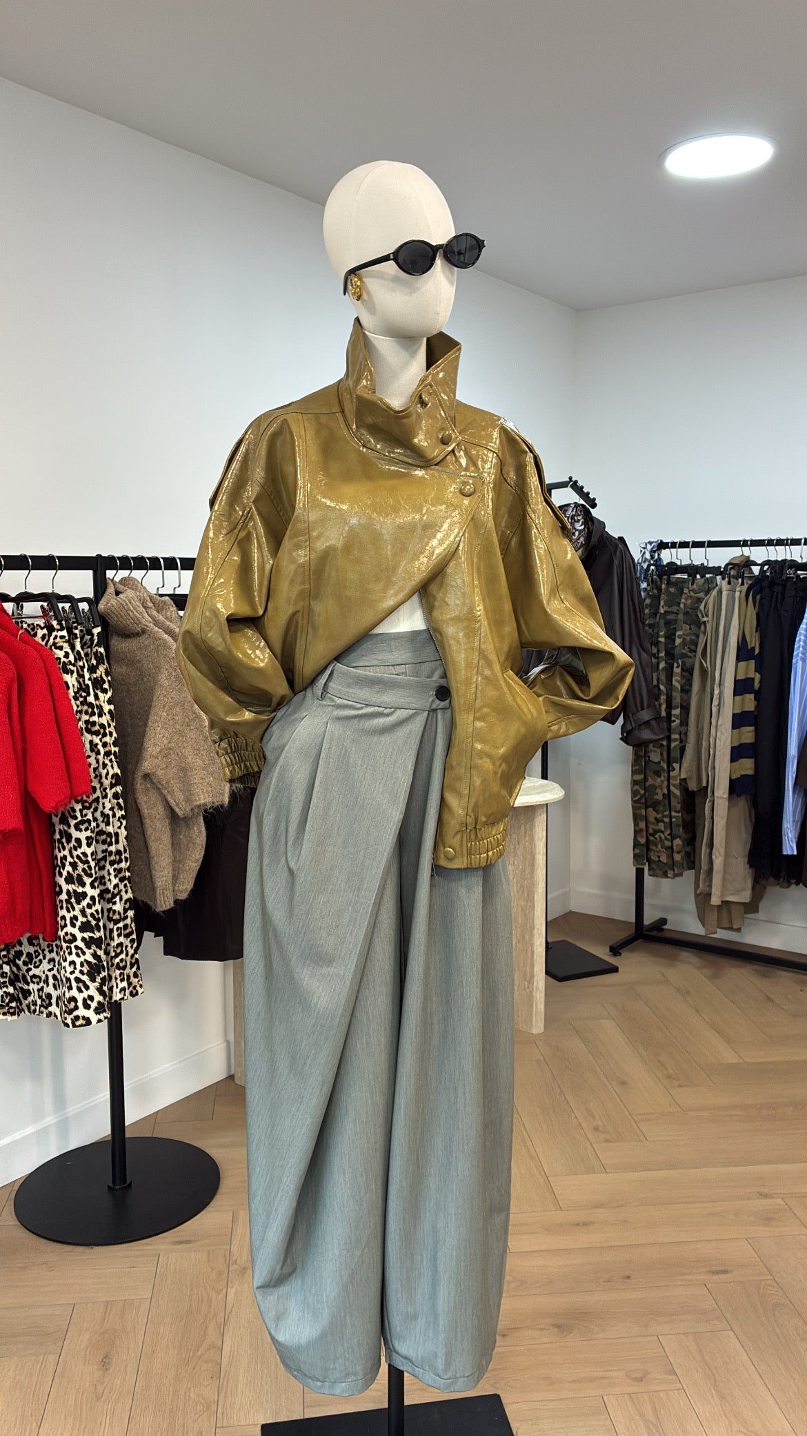 Simili cuir OLIVE
