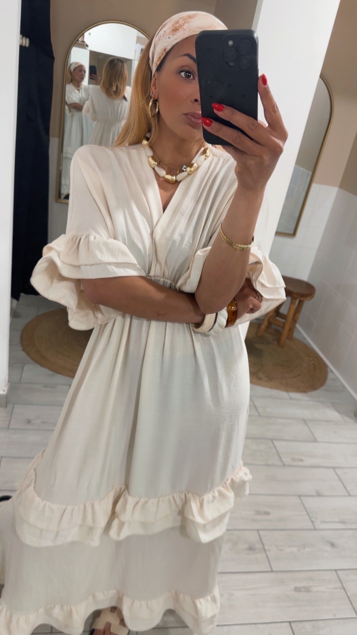 Robe Alyssa beige