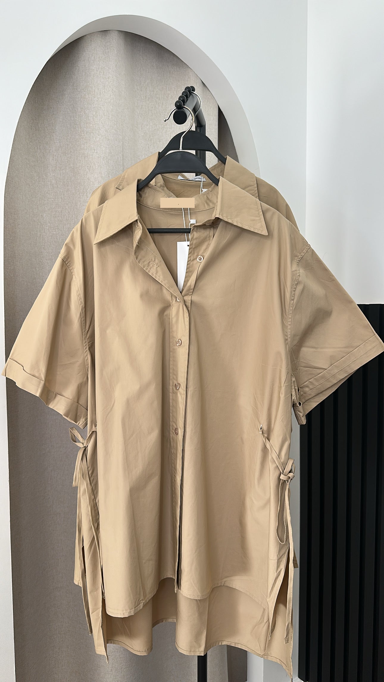 Chemise Camel manche courte