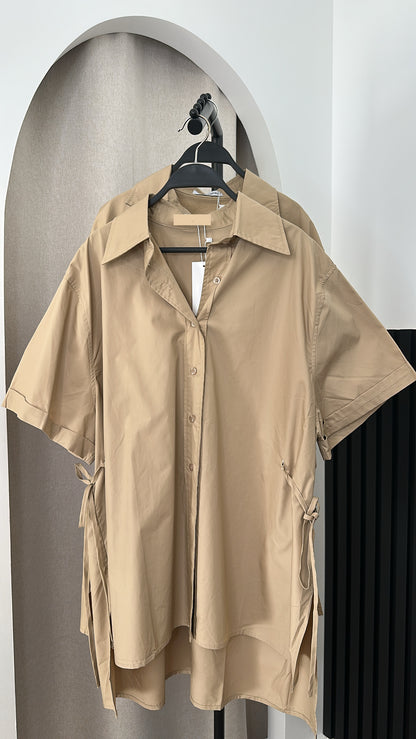 Chemise Camel manche courte