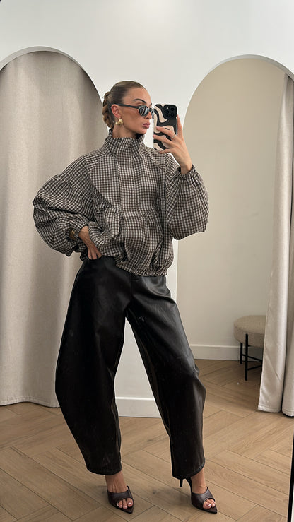 Pantalon simili cuir