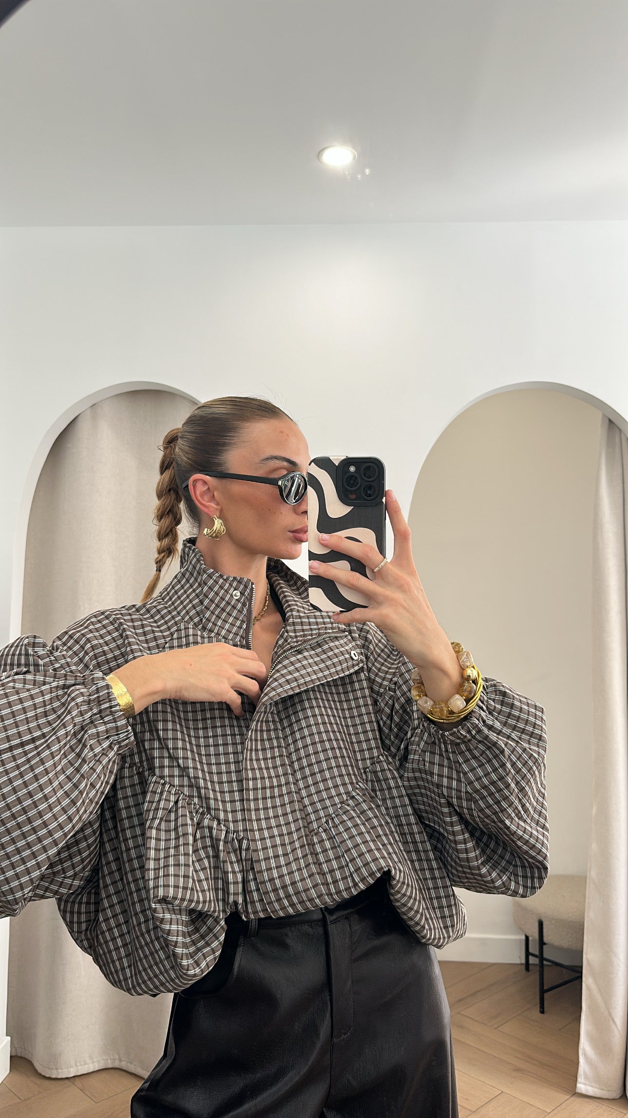 Veste carreaux