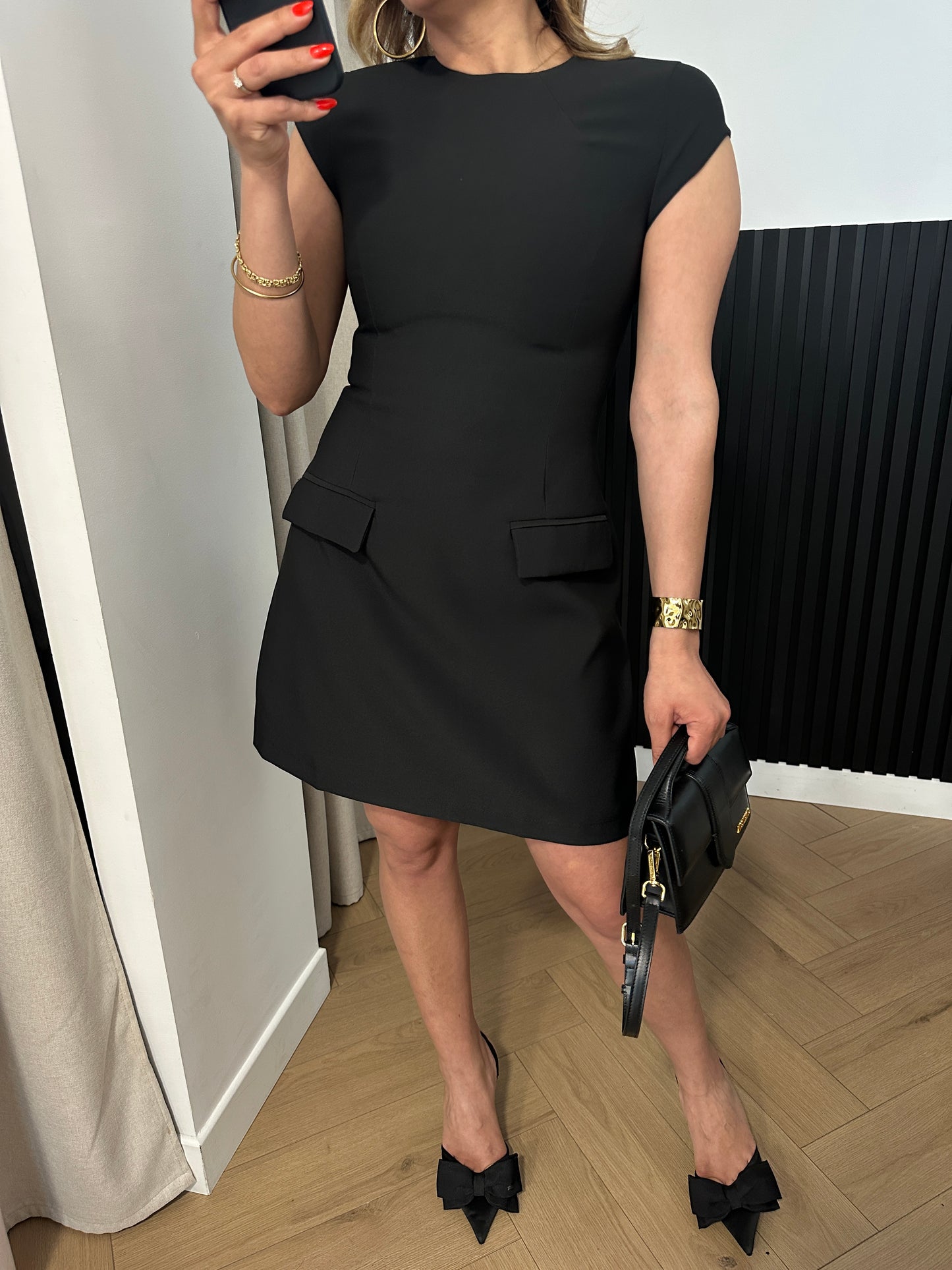 Robe trapèze noir