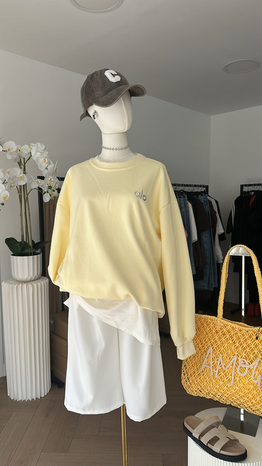 Sweat minimaliste ☀️🤍