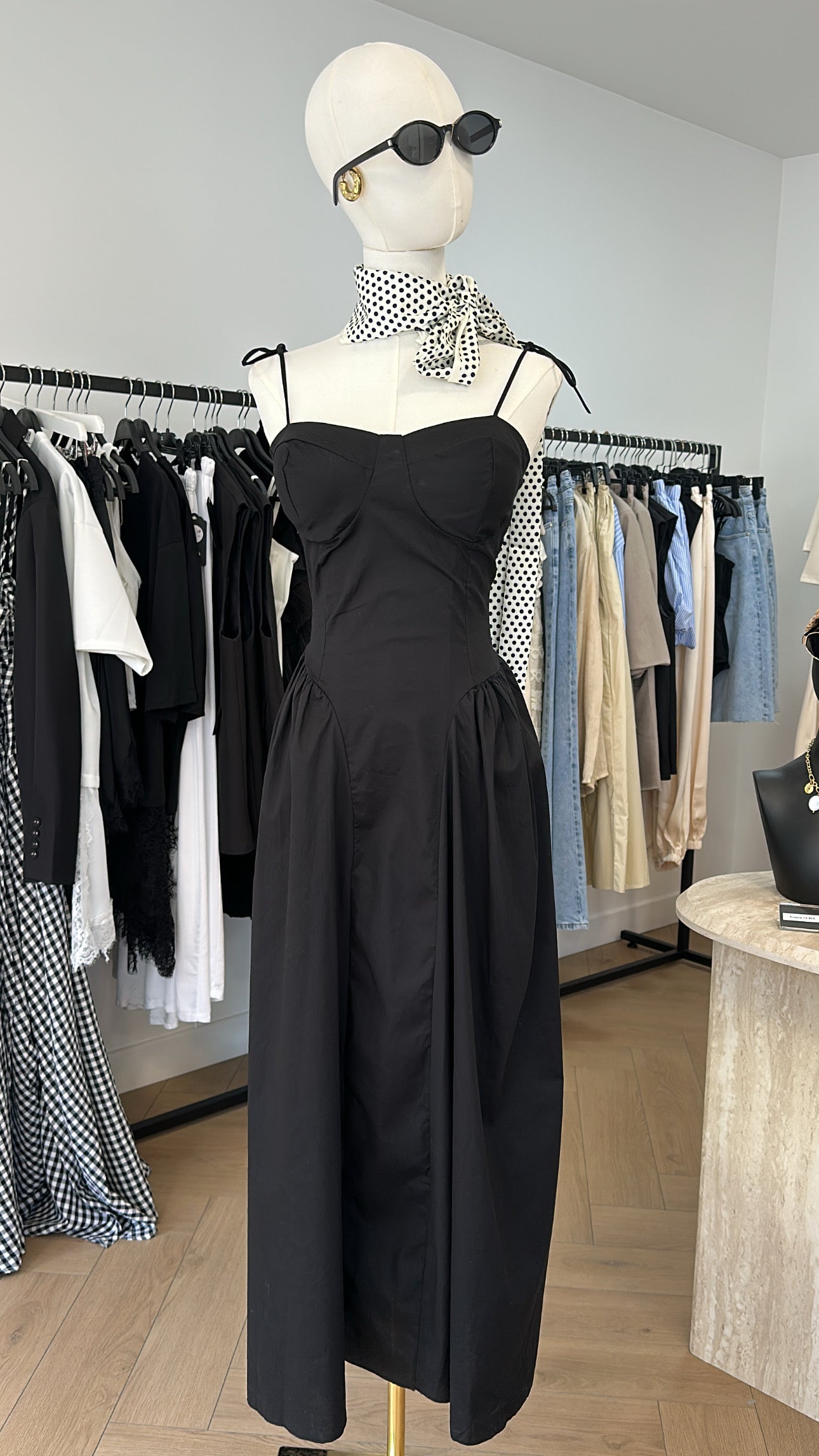 Robe longue noir