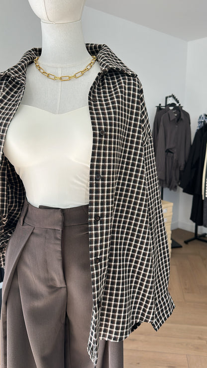 Chemise à carreaux