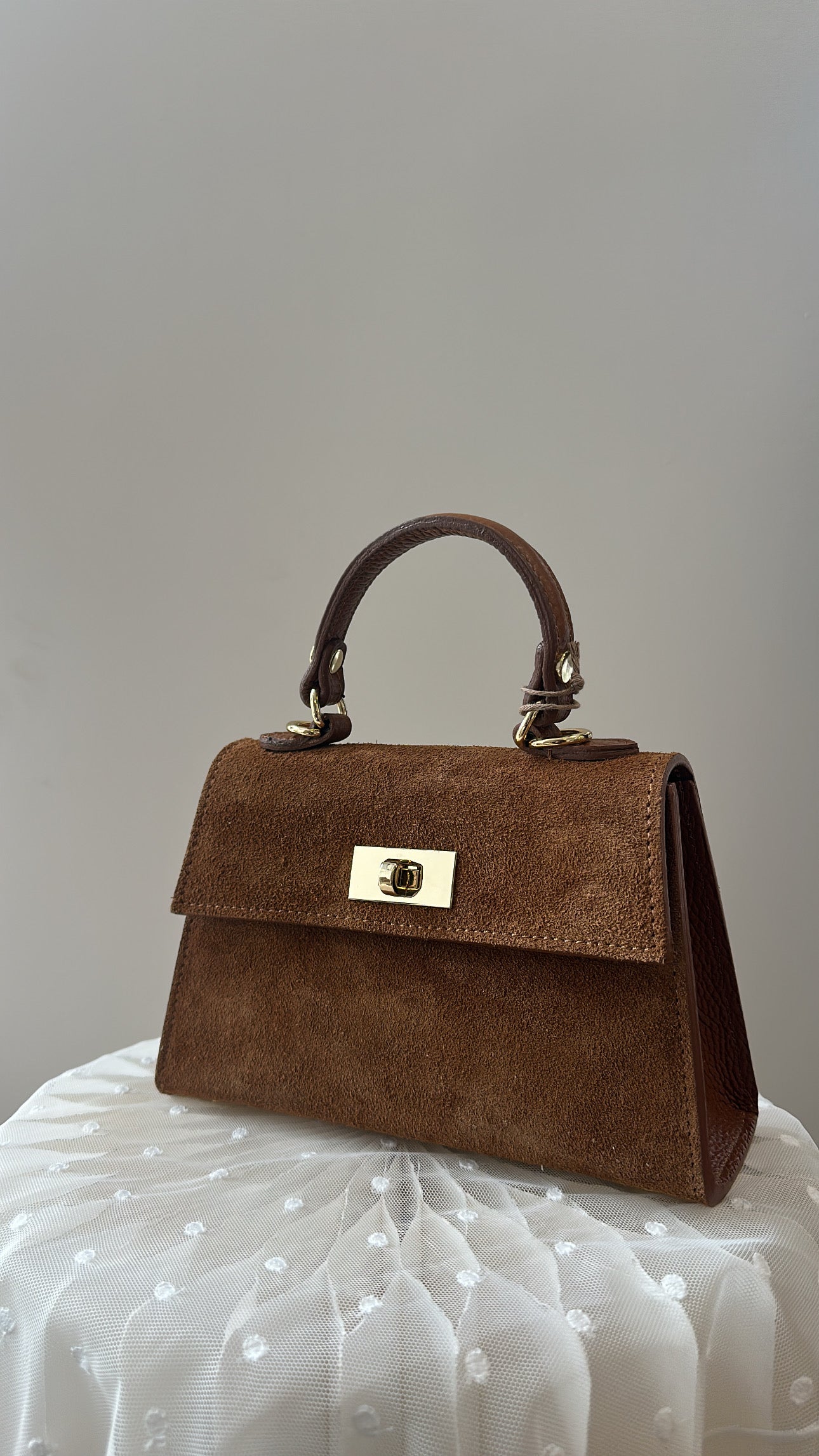 Leather H bag