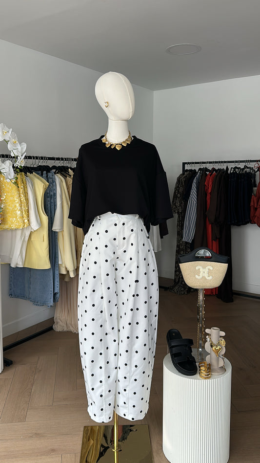 Pantalon pois ballon