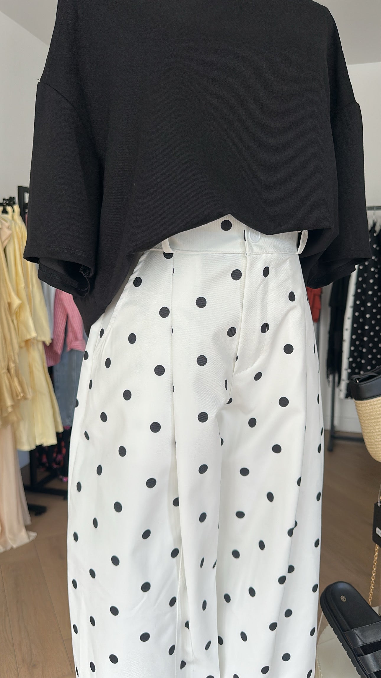 Pantalon pois ballon