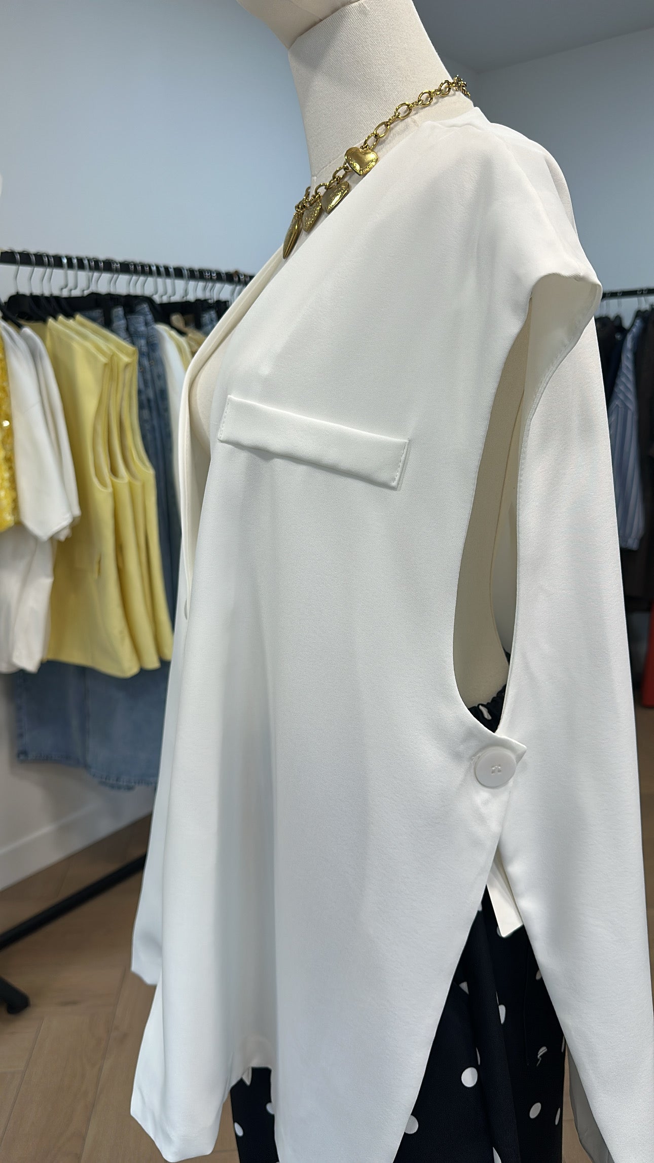 Blazer Sans Manches Élégance
