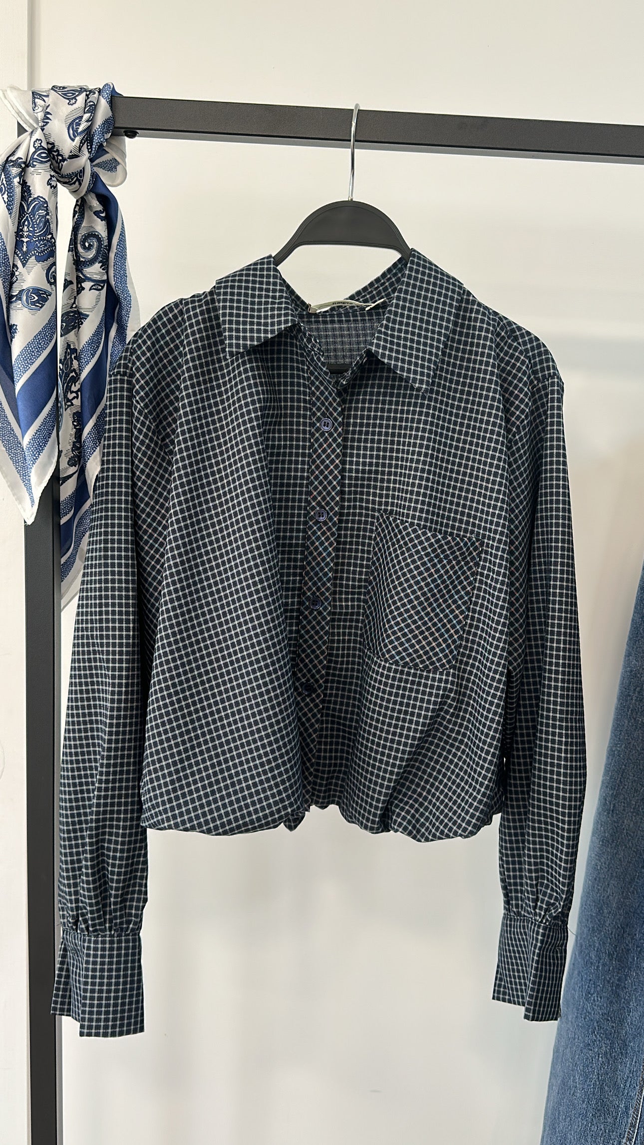 Chemise à carreaux