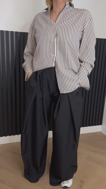 Chemise rayé manche structurée