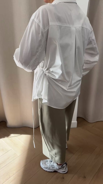 Chemise blanche structurée