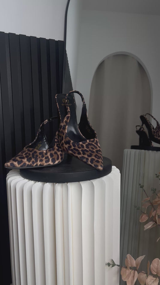 Tacón leopardo